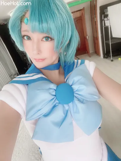 [Ringo Mitsuki] えっちすぎるセーラーマーキュリー💙懐かし系コスプレ回💙 (Bishoujo Senshi Sailor Moon) nude cosplay leaked 601091