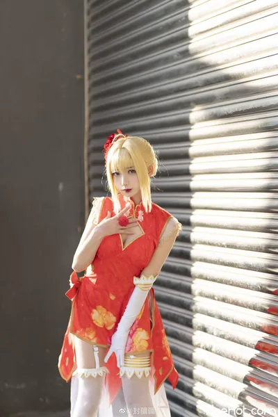 [封疆疆v] 高雄cos | 002 水着cos | 尼禄同人旗袍cos nude cosplay leaked 448242