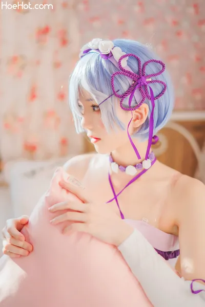 桜桃喵 - 蕾姆小睡裙 nude cosplay leaked 373469