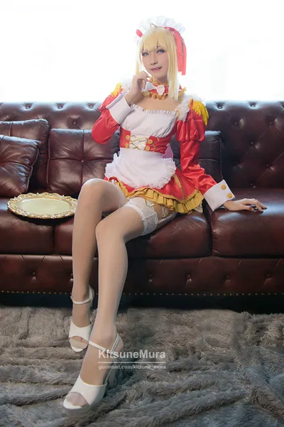 [KitsuneMura] Nero Claudius&lt;Maid&gt; nude cosplay leaked 495286