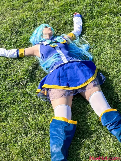 Rosicosplay - Aqua nude cosplay leaked 523