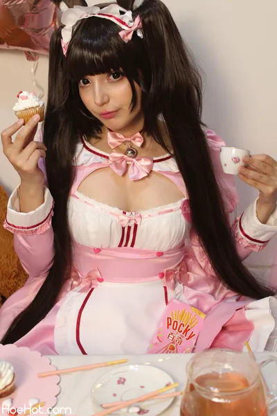 Lia Wink - Chocola (Nekopara) nude cosplay leaked 288705