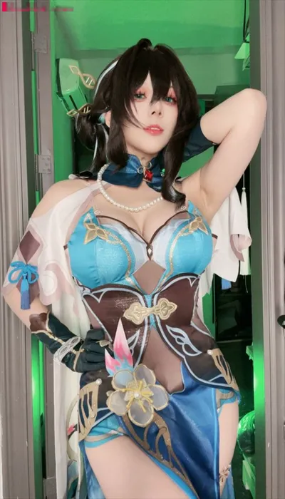 九言 - 阮梅honkai star railruan meif:glovesf:high heelsf:makeupf:painted nailsnon-nude nude cosplay leaked 2024