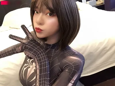 奶兔biubiu - 蜘蛛侠妹妹 nude cosplay leaked 8445