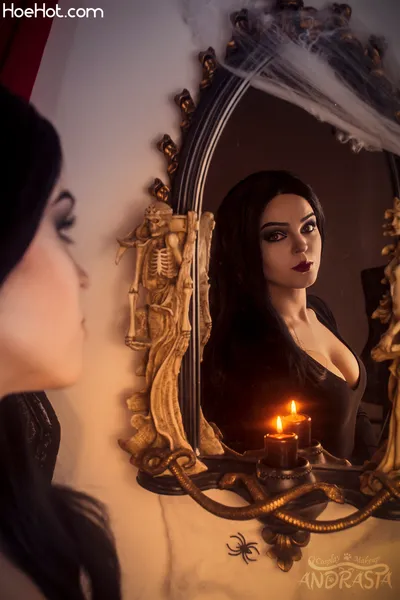 Andrasta - Morticia Addams nude cosplay leaked 580983