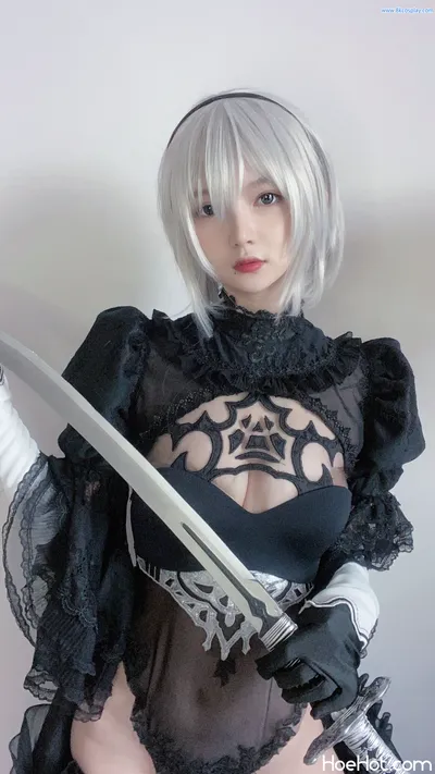 51酱 - NO.02 2B黑婚纱 2B Black Bride nude cosplay leaked 527565