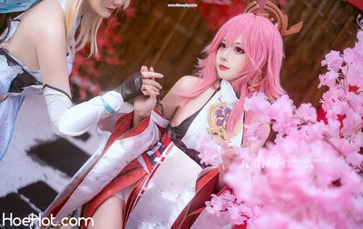 [阳炎型小菠萝] 八重神子 Genshin Impact Yae Miko nude cosplay leaked 230455