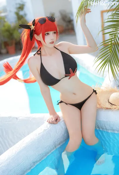 [凛子酱] 火奴鲁鲁 Azur Lane Honolulu nude cosplay leaked 243494