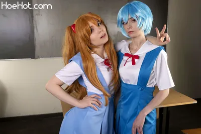 K0lenochka - Asuka school uniform nude cosplay leaked 109103