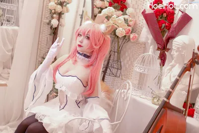 [二佐Nisa] NO.131 Fate玉藻前婚纱 Tamamo no Mae Wedding Dress nude cosplay leaked 461240