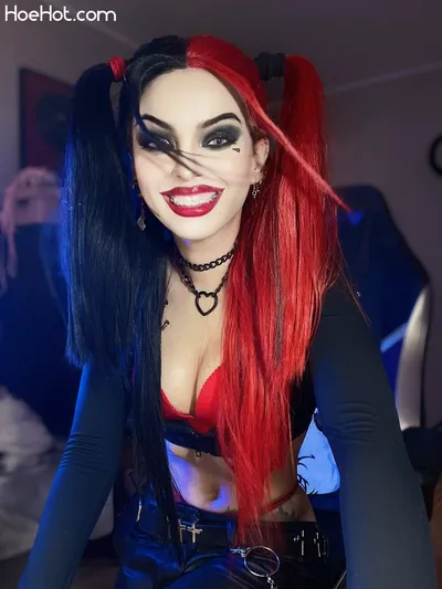 Andrasta - Goth Harley Quinn nude cosplay leaked 580747