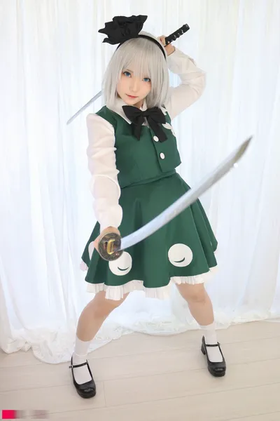 Yukina - Youmu Konpaku nude cosplay leaked 6950