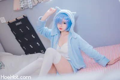 [Cosplay] 猫君君MaoJun 雷姆猫耳睡衣 nude cosplay leaked 135949