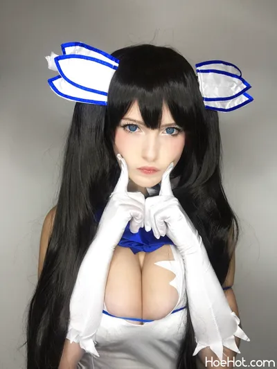 Nikachi  - Hestia nude cosplay leaked 605957