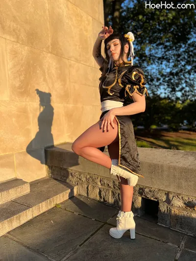 Amber the Valkyrie - Chun Li nude cosplay leaked 146298