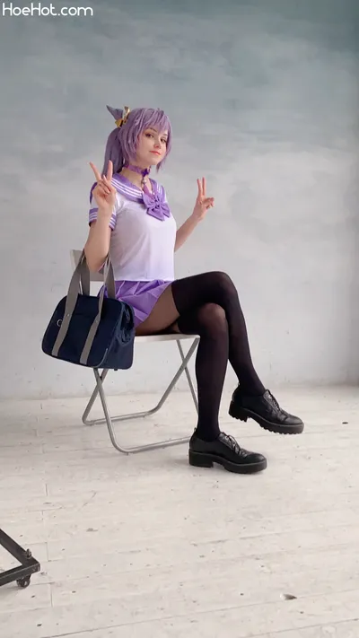 Shirogane-Sama - Keqing School Uniform nude cosplay leaked 312125