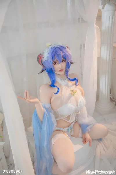 古阿扎 - 甘雨 nude cosplay leaked 72876