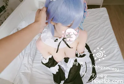 橙子喵酱 - 蕾姆 [35P] nude cosplay leaked 487245