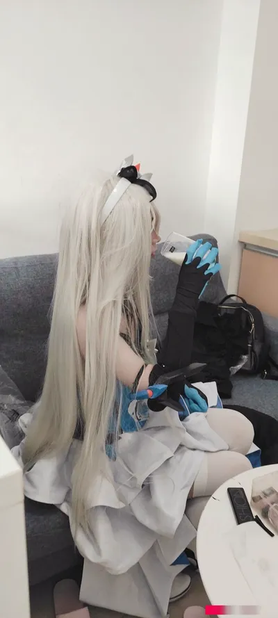 MercuryLamp - Bronya Zaychik nude cosplay leaked 8936