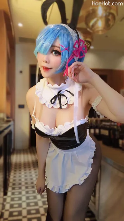 Vivid Vision - Rem bunny maid nude cosplay leaked 507656