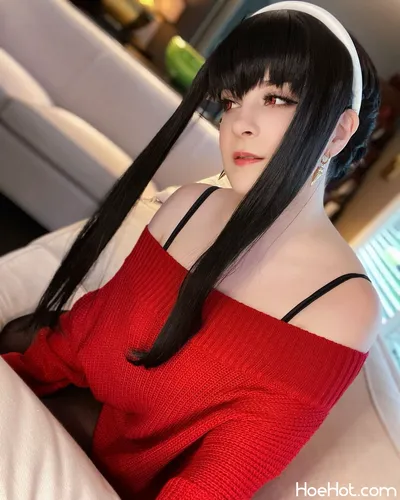 Hiso Neko - Yor nude cosplay leaked 376707