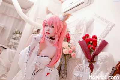 [二佐Nisa] NO.131 Fate玉藻前婚纱 Tamamo no Mae Wedding Dress nude cosplay leaked 461254