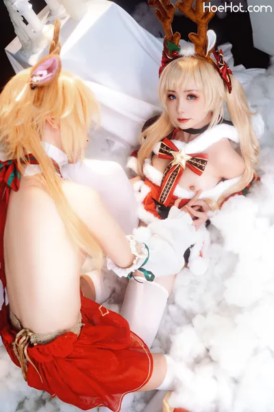 爆机少女喵小吉&amp;花音栗子 - 原神圣诞特辑 nude cosplay leaked 348939