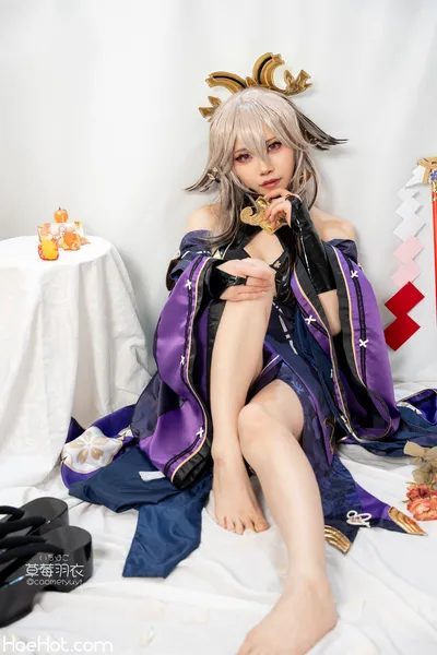 [草莓羽衣][黒ギャル八重神子]墨桜色の夜笙雅芸 nude cosplay leaked 44482