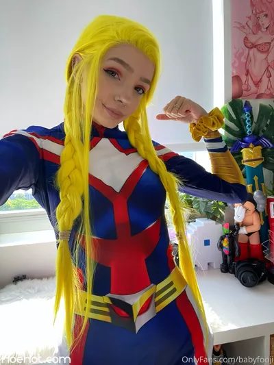 Babyfooji - All Might nude cosplay leaked 184260