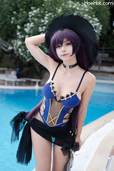 Himeecosplay - Mona swimsuit nude cosplay leaked 343526