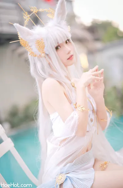 【花柒Hana】NO.06 白金泳装 nude cosplay leaked 613929