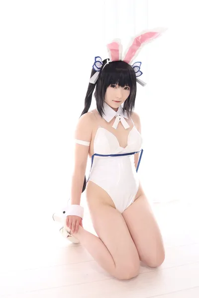 バニーヘスティア様🐰生足Ver💕 nude cosplay leaked 502155