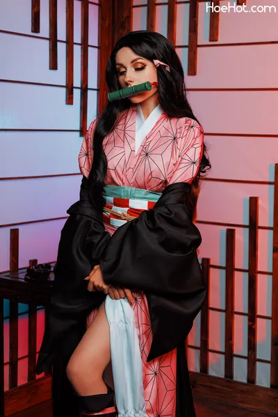 Rolyat - Nezuko nude cosplay leaked 570072