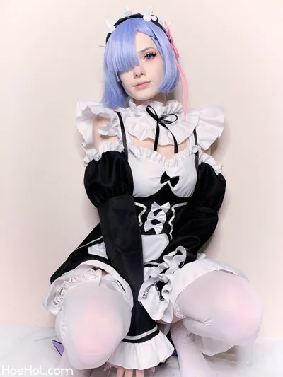 Bunni Lynn - Rem Maid nude cosplay leaked 323699