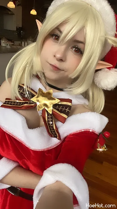 Melondoki - Klee xmas nude cosplay leaked 279991