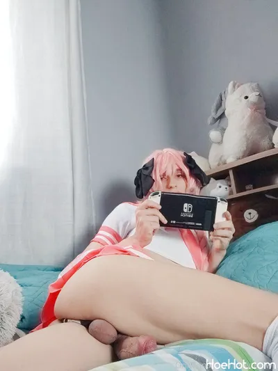 Hanyuu - Astolfo schoolgirl nude cosplay leaked 403245