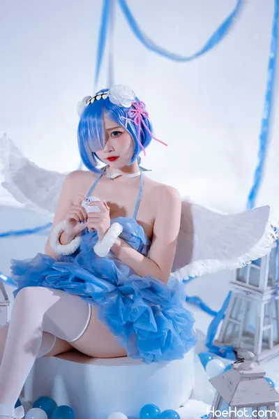 二佐Nisa - 蕾姆天使 nude cosplay leaked 518493