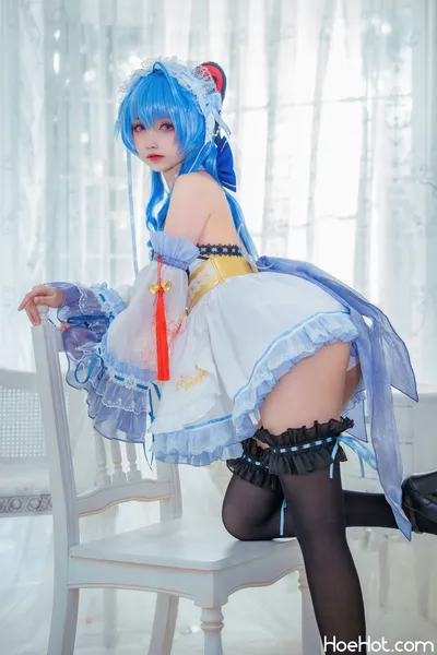 Komaki - Ganyu maid nude cosplay leaked 284698