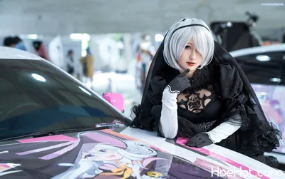 [喵喵的喵吖]  杭州漫展 尼尔机械纪元 2B Comic Show Nier 2B nude cosplay leaked 103065