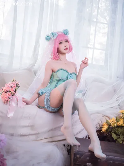 阿包也是兔娘 -王女梦梦 婚纱内衣 nude cosplay leaked 186162