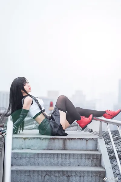 镜酱 - Tifa Lockhart nude cosplay leaked 476565