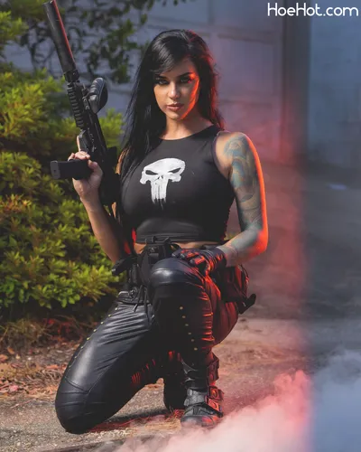 Alex Zedra - Punisher nude cosplay leaked 35331