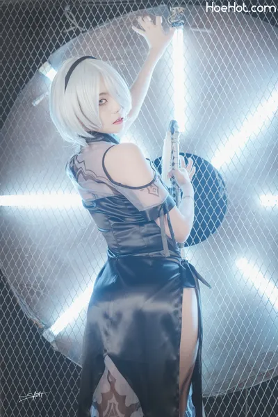 Yuna (유나) - 2b nude cosplay leaked 341896