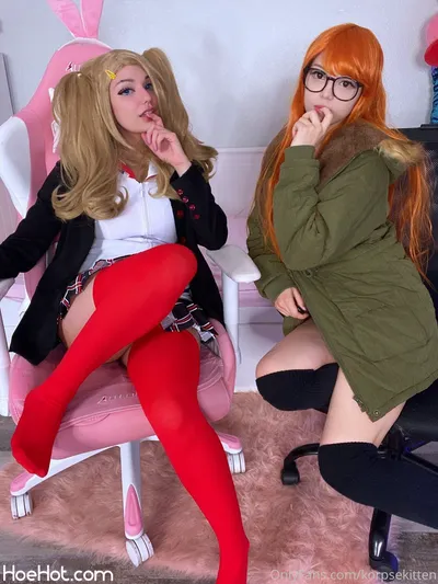 Korpsekitten &amp; Noobs and boobs - Ann &amp; Futaba nude cosplay leaked 390017