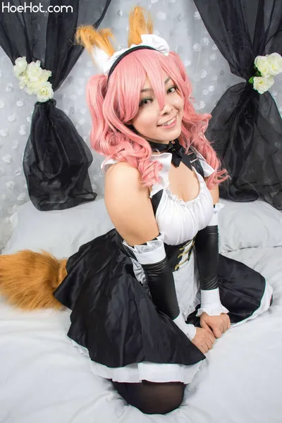 Hitomi Locks - Tamamo maid nude cosplay leaked 247222