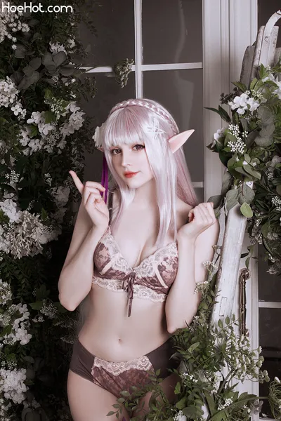 tenletters - Emilia (Re:Zero) nude cosplay leaked 611899