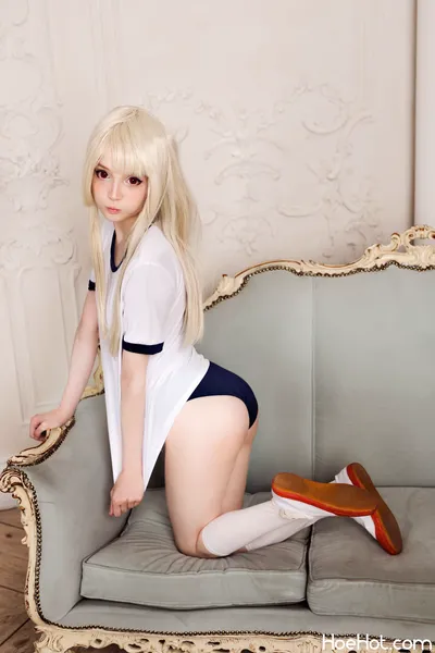 [Rocksy light] Illyasviel - school gym uniform+ nude cosplay leaked 352710