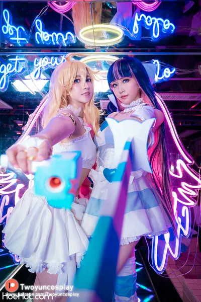 Twoyun - Panty &amp; Stocking nude cosplay leaked 306099