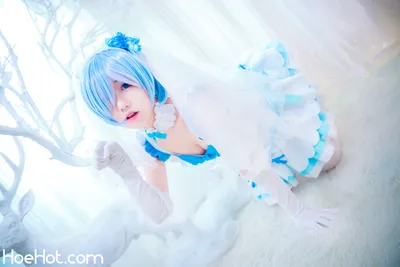 猫君君MaoJun - 蕾姆花嫁 nude cosplay leaked 75726