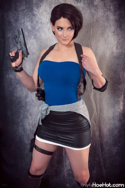 Ashley Barron - Jill Valentine nude cosplay leaked 237346